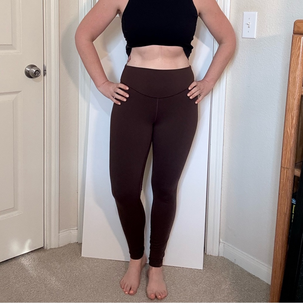 Lululemon Athletica Chocolate High-Waisted Leggings
